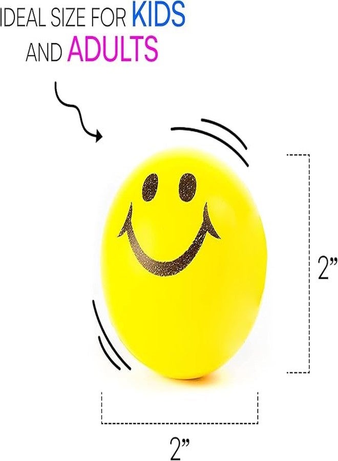 Sellon1 12 pcs Smiley Face Soft Foam Balls - Designed to Bring Happiness Safe and Fun Ideal Gift for Kids - Image 4